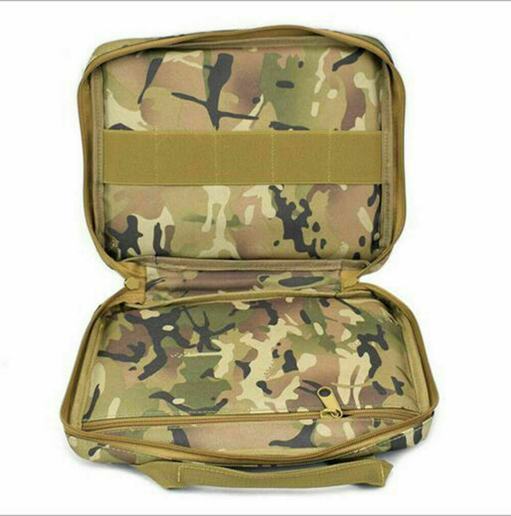 Tactical Pistol Pouch Range Bag Handgun Bag Holster Magazine Pouch 34*5*23cm