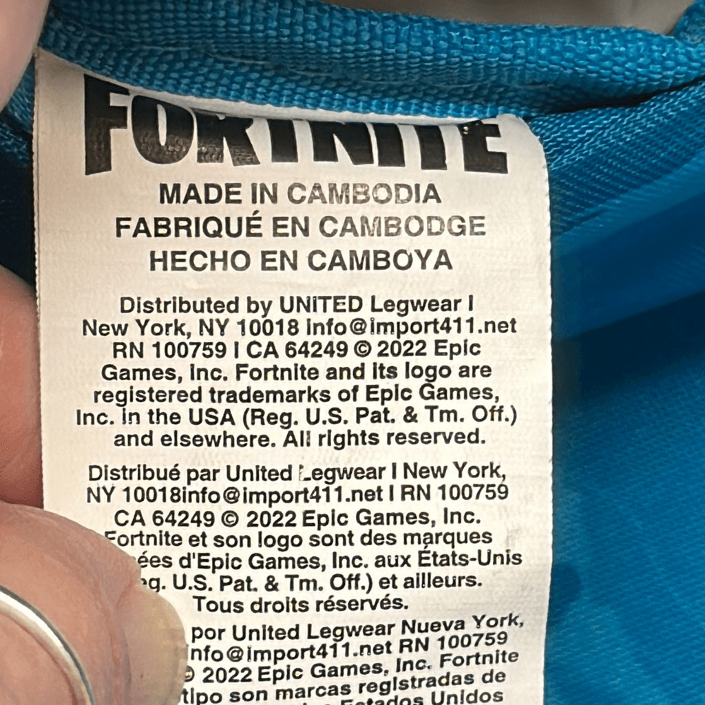 Fortnite Camo Silhouette Dance Backpack Book Bag Bright Colors Purple Pink