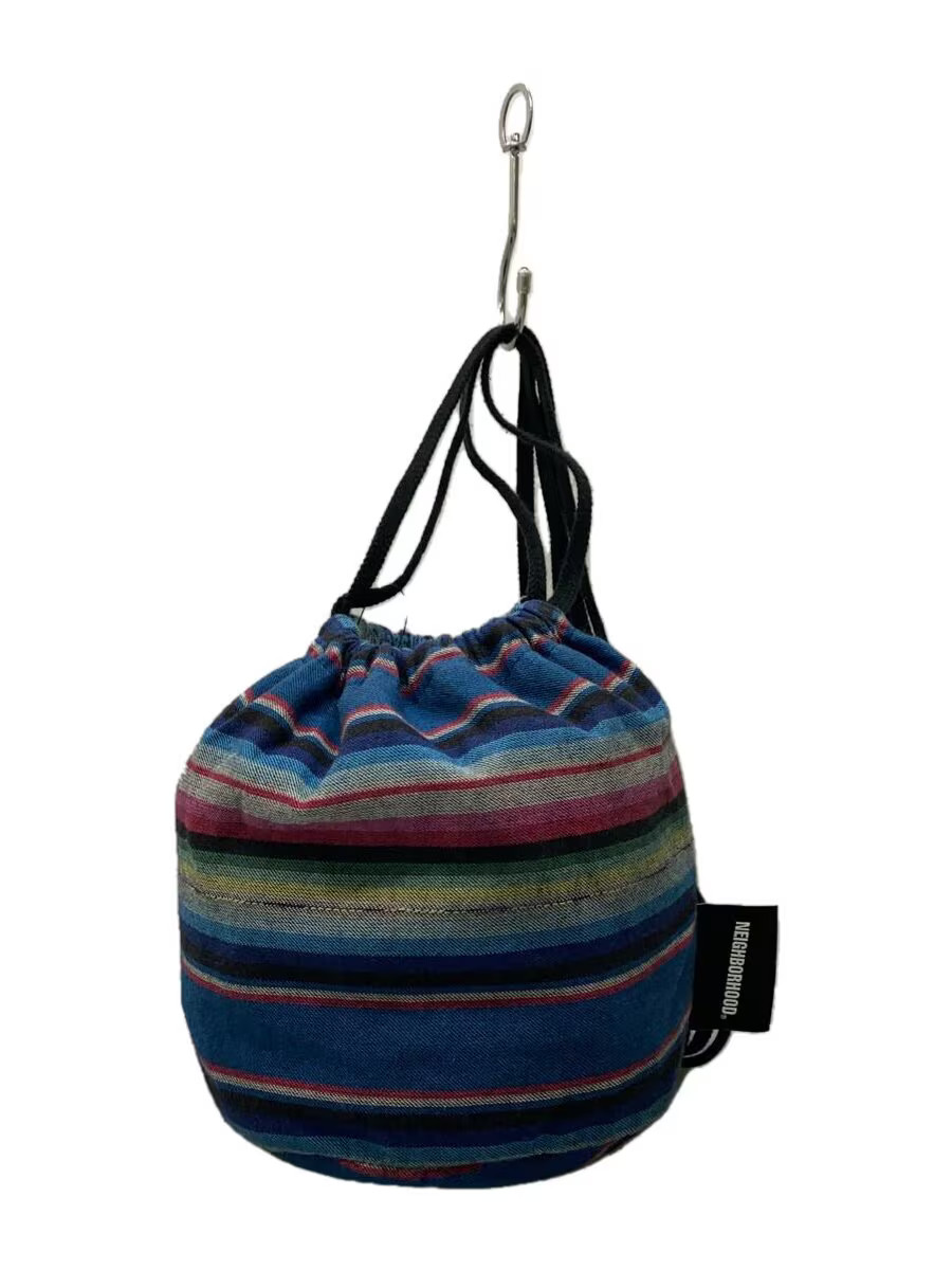 NEIGHBORHOOD MEXICAN BORDER DRAWSTRING BAG Cotton Multicolor Border 241TQNH-CG01