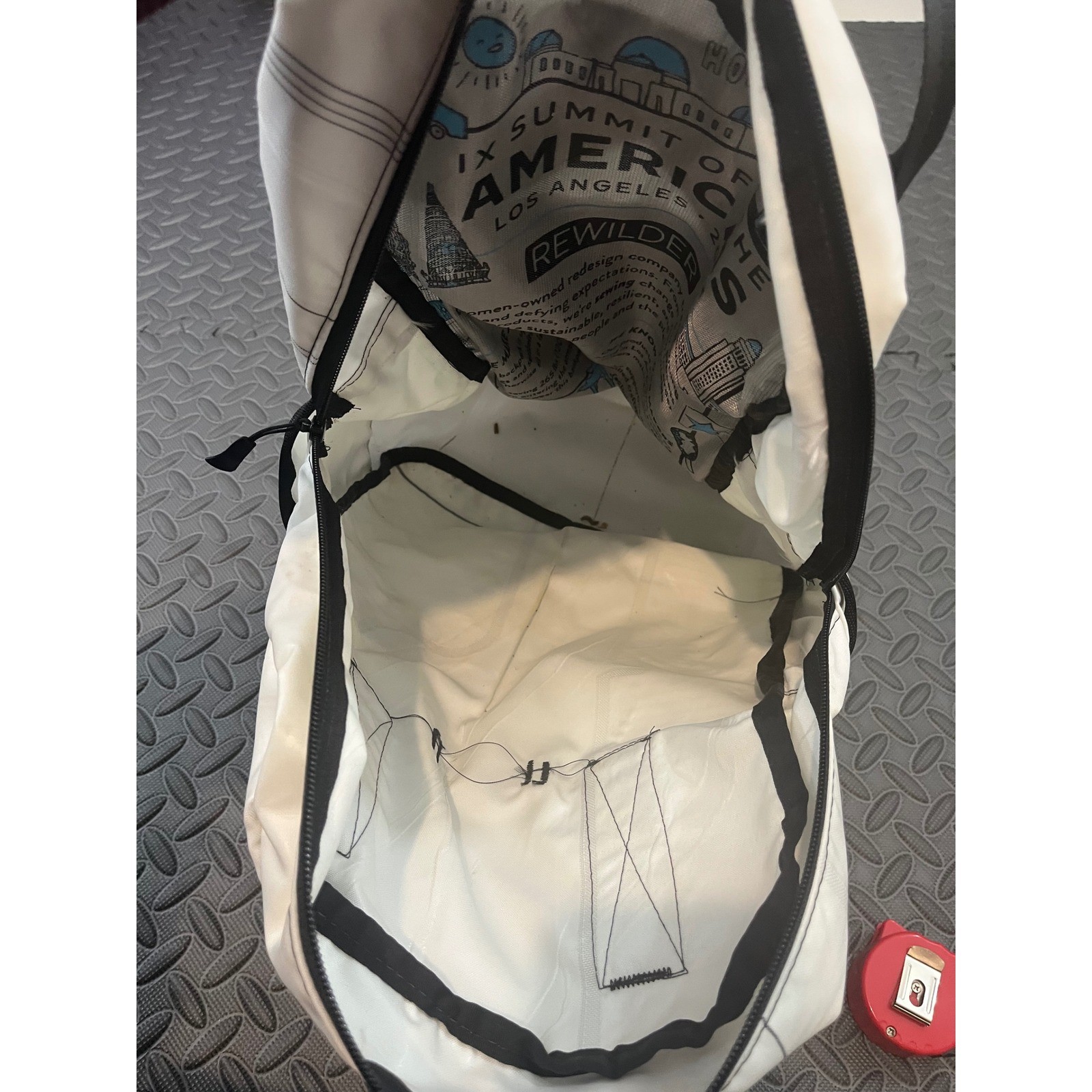 Rewilder Backpack Limited Edition IX Summit of the Americas 2022 LA Upcycled Bag