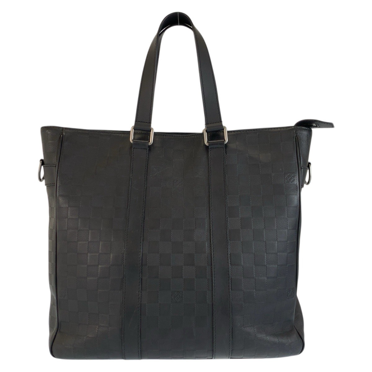 LOUIS VUITTON Damier Infini Tadao PM N41269 Tote Bag Business bag Onyx Black