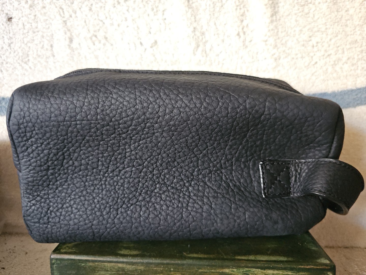 NEW Baker’s Genuine Bison Dopp Travel Kit Toiletry Shoes Bag 11×5″ Made in USA