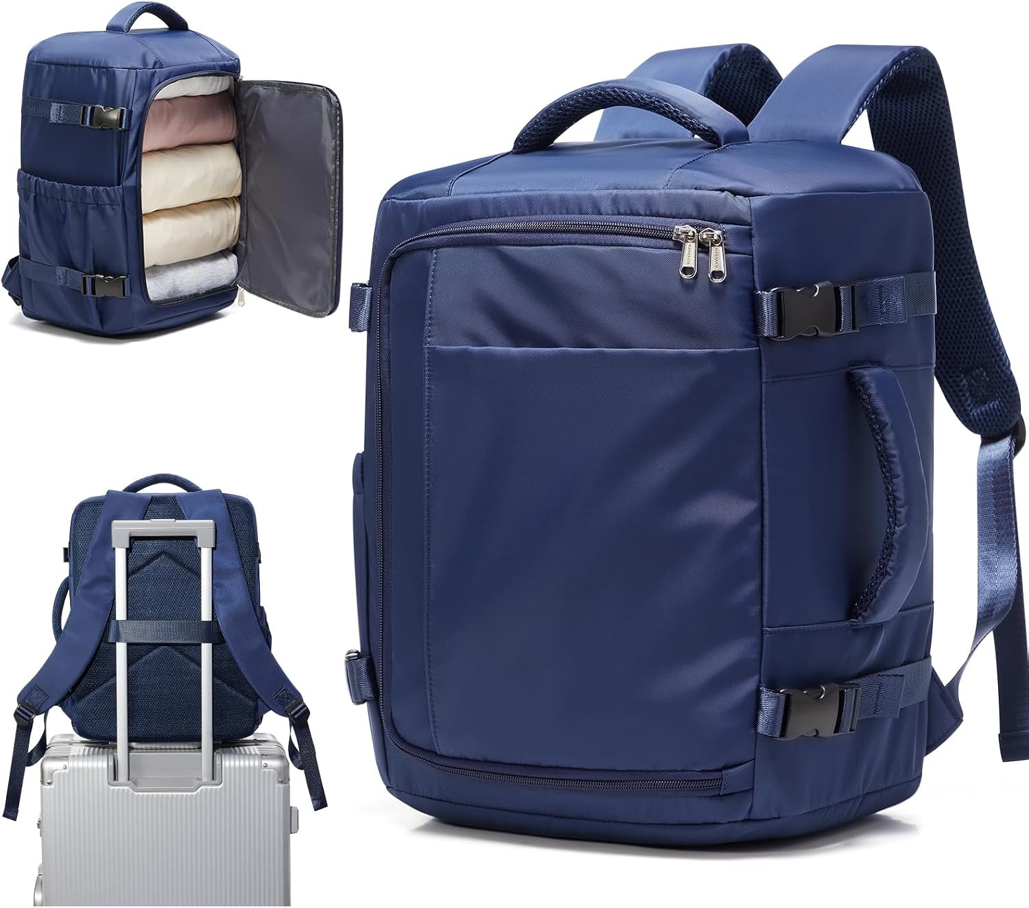 Travel Backpack for Women Men, Ryanair Backpack 40X30X20Cm Airline Approved Pers