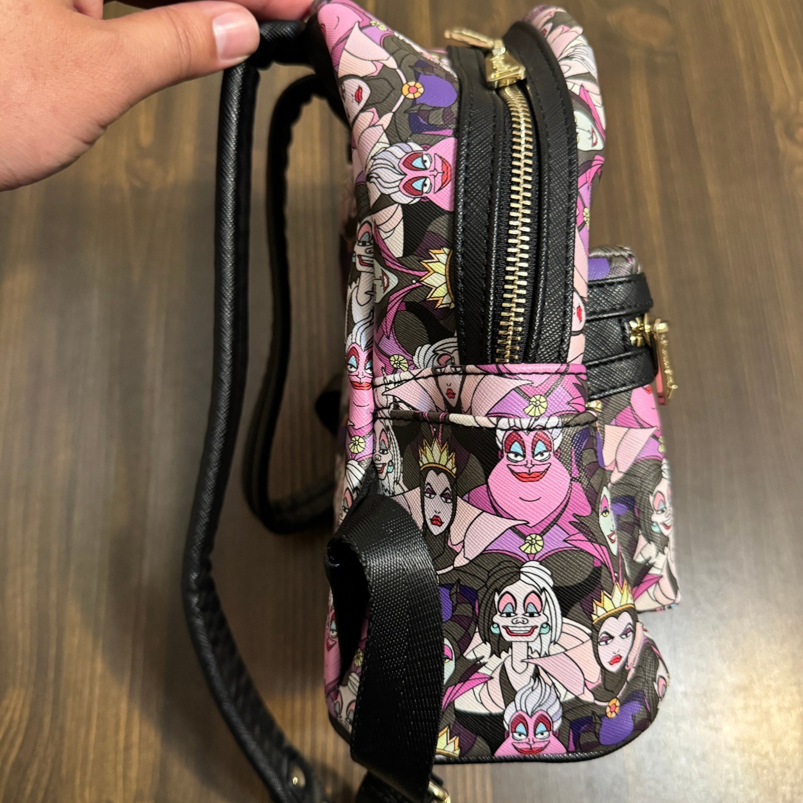Loungefly Disney Villains Mini BackPack Bag Women’s Malificent Ursula Cruella