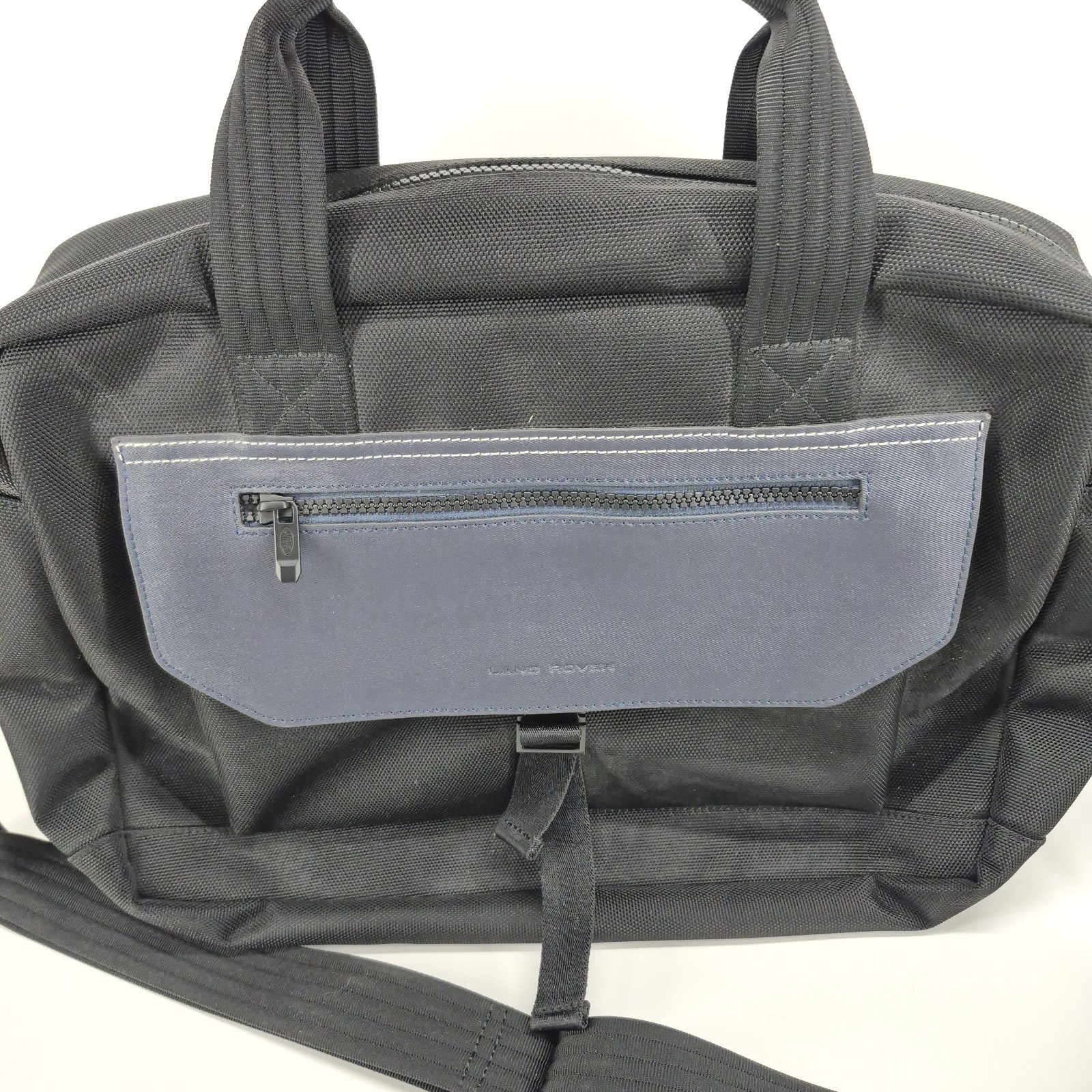 Land Rover 2 Way Boston Bag Black Sling Crossbody Work Travel