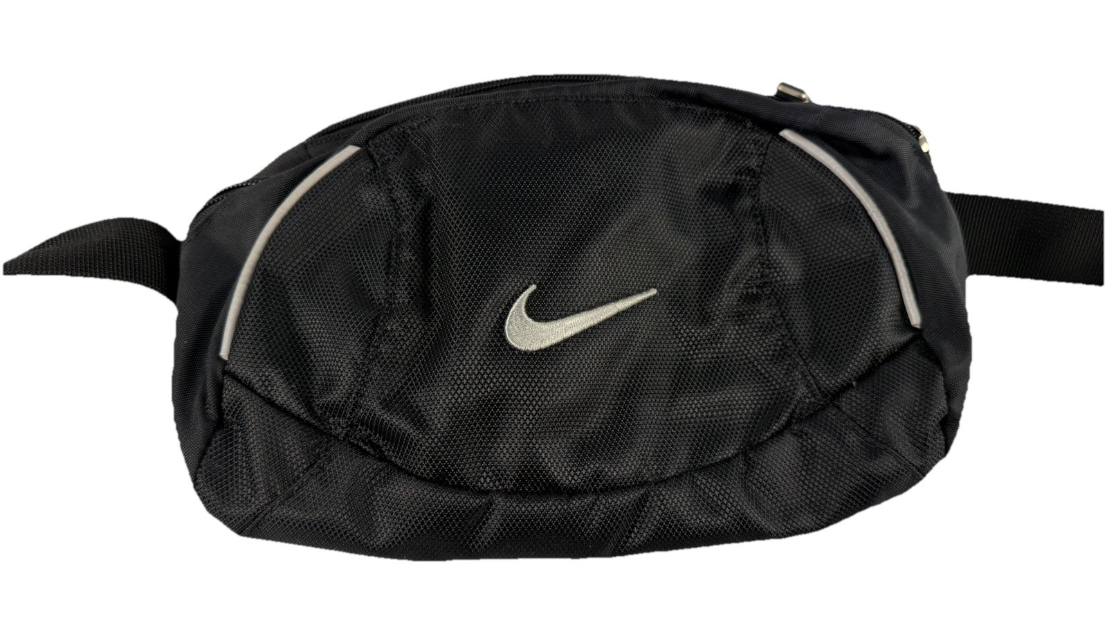 Vintage Y2K Nike Black Embroidered Waist Bag Unisex OS
