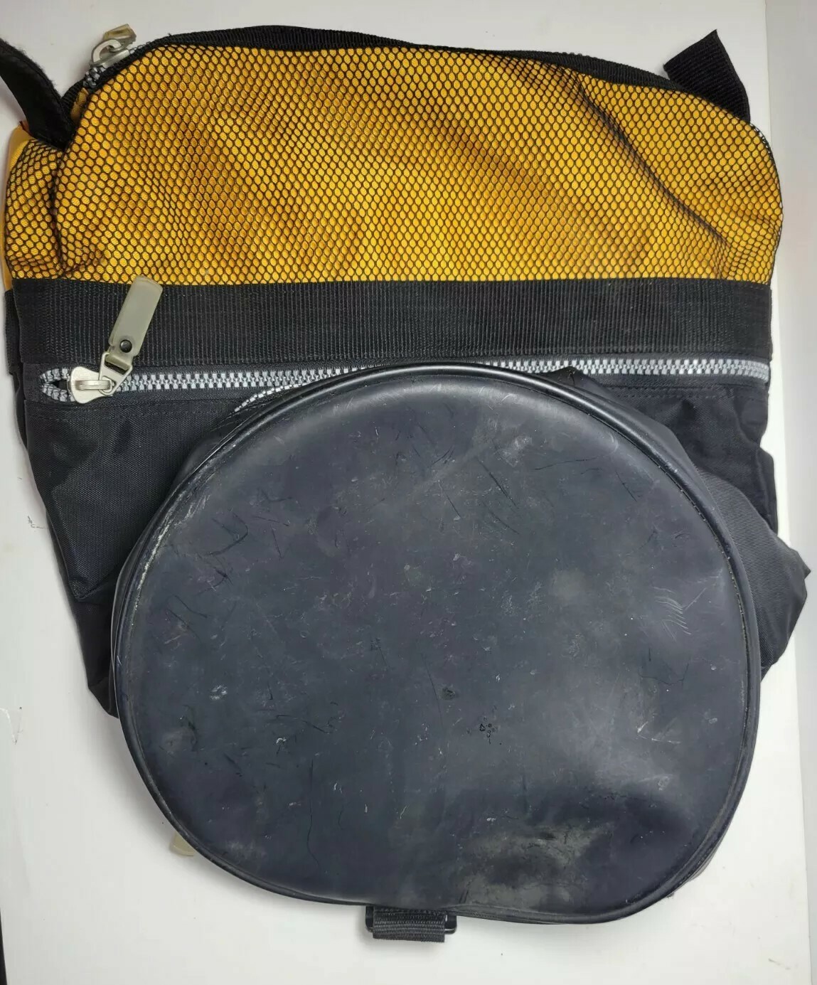 STARBUCKS Cylinder-Design Backpack Single Strap 3-Compartments Bag Vtg Logo