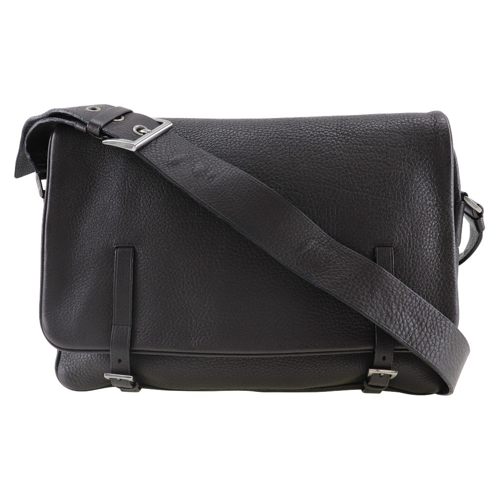 PRADA Messenger bag Shoulder Bag Brown Calfskin mens