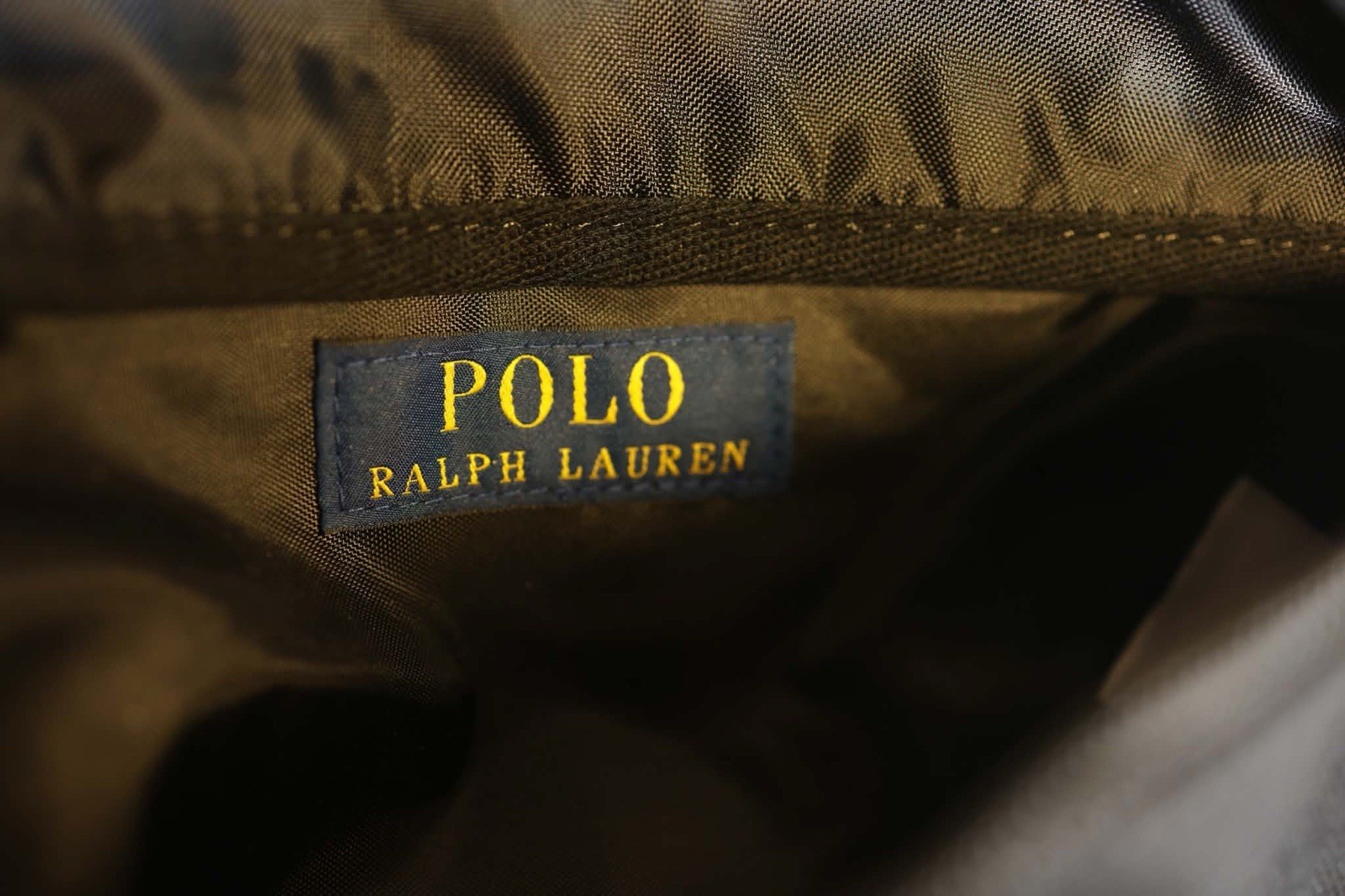 Polo Ralph Lauren Black Crossbody Sling Bag Mens One Size Adjustable Zip