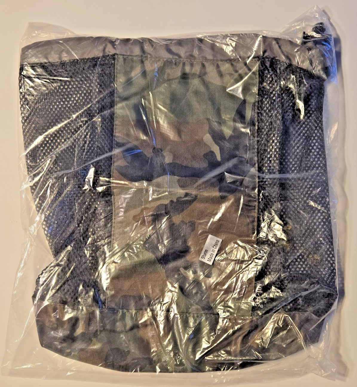 Miltec Woodland Camo Draw String Webbing Bag