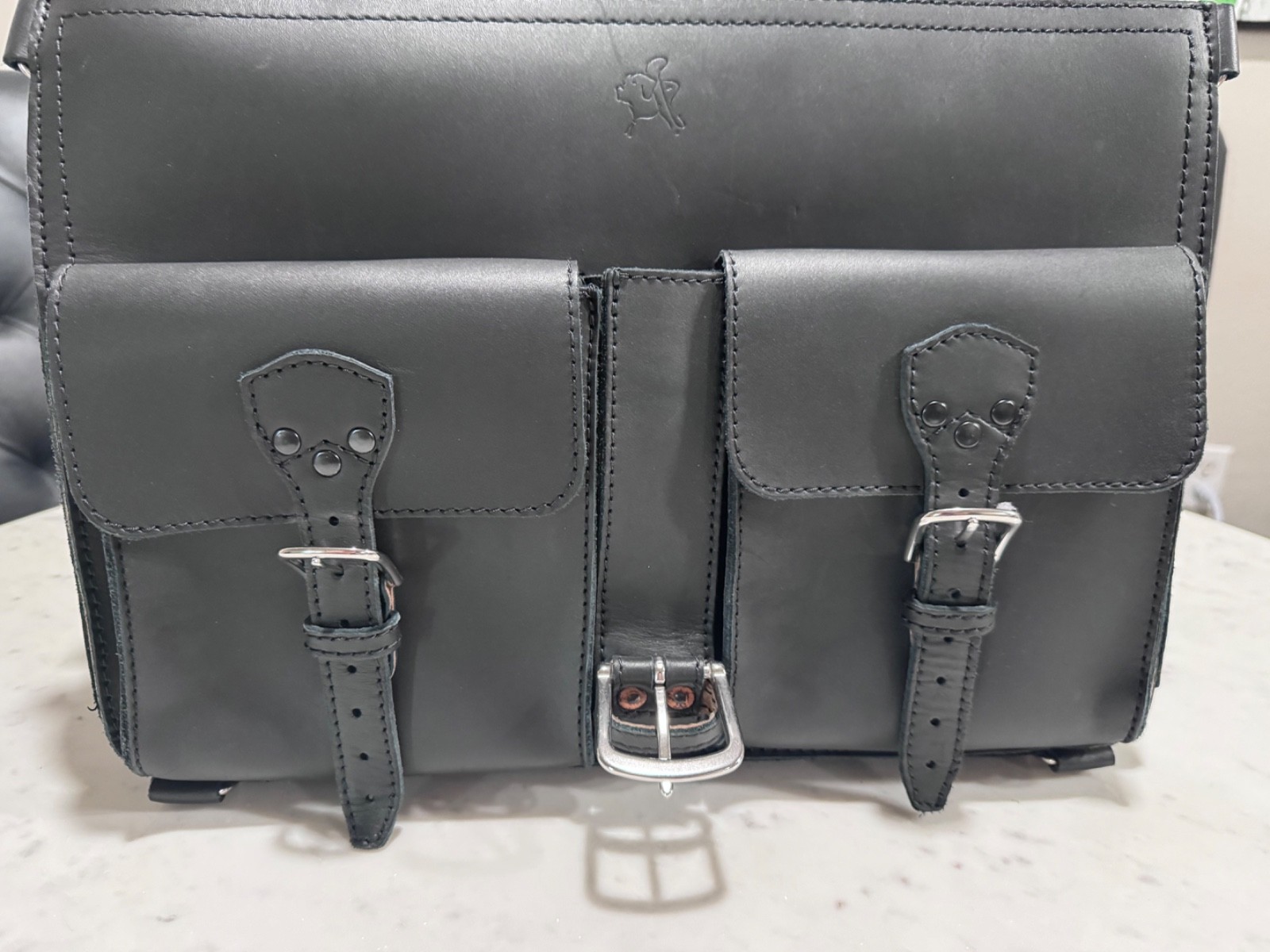 Saddleback Leather Front Pocket Leather Briefcase – Genuine Full Leather