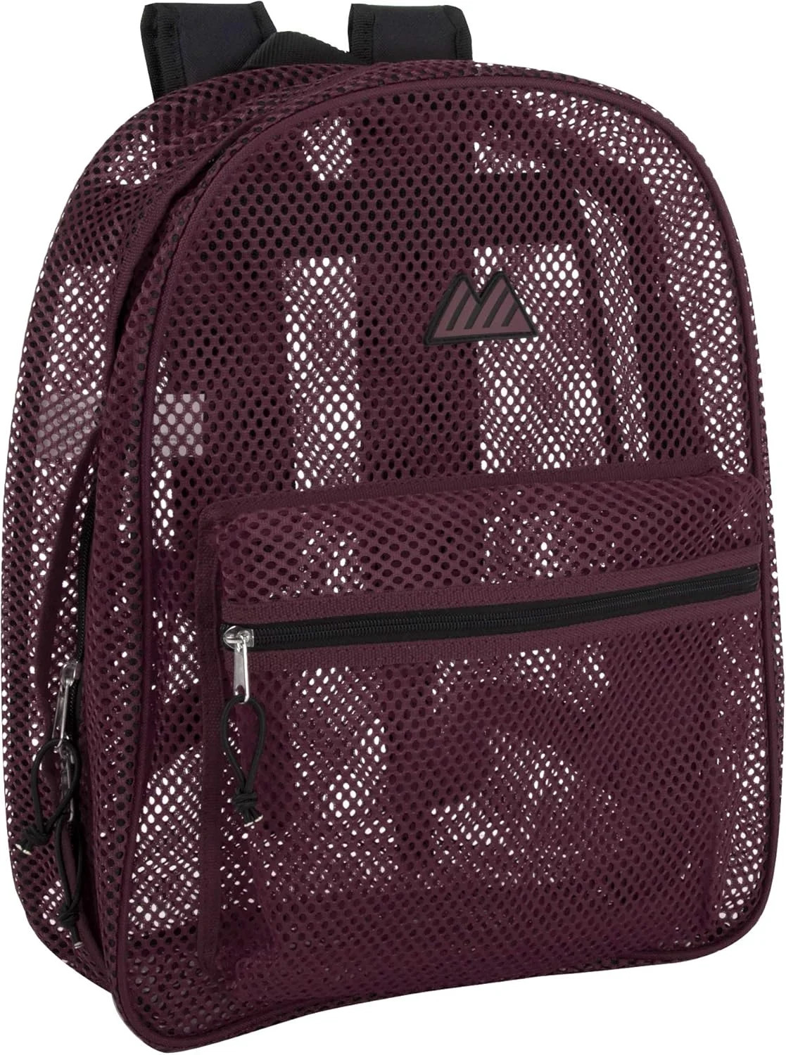 Mesh Backpacks for Kids, Adults, School, Beach, and Travel, Purple, Large