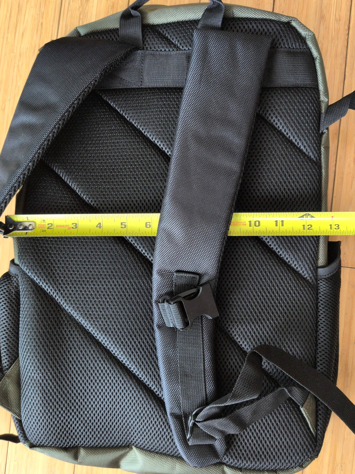 Ironman Tulsa Backpack Green Yellow Event Finisher Bag Padded Straps Zippered