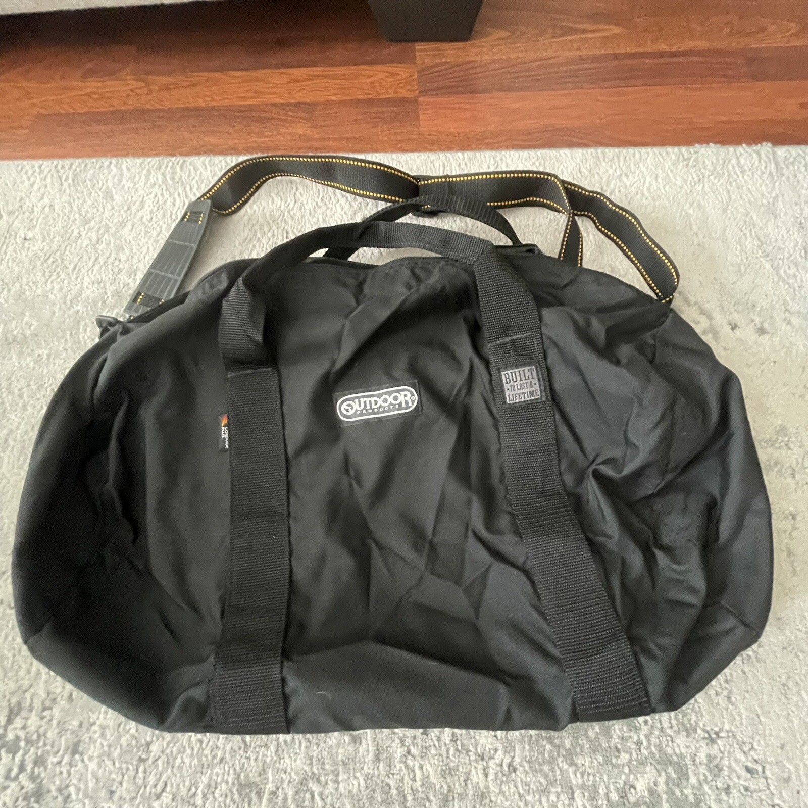 Outdoor Products Duffle Bag Large Black Built to Last a Lifetime Coroura Plus