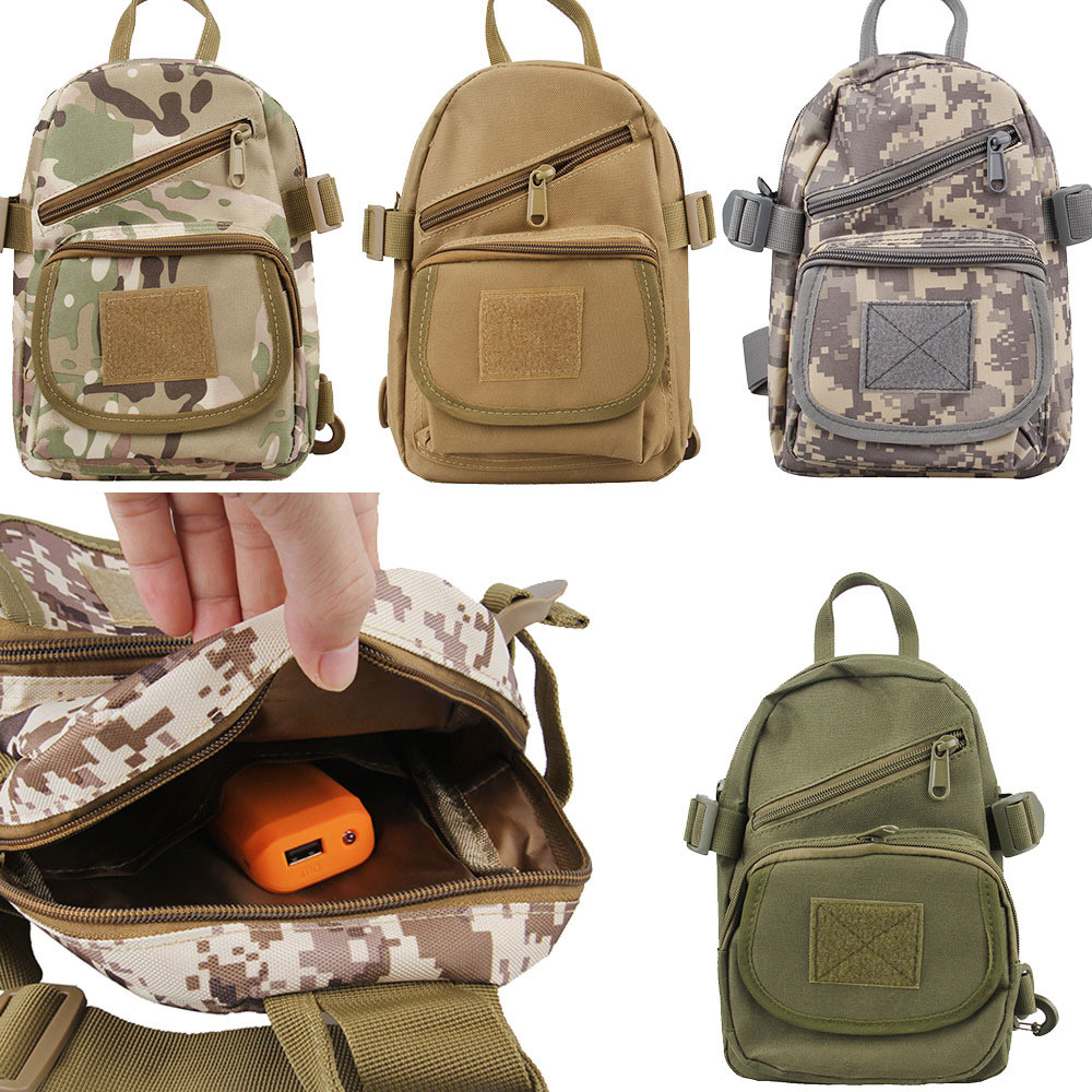 Mens Tactical Backpack Outdoor Shoulder Bag Satchel Sling Chest Packs Daypack US