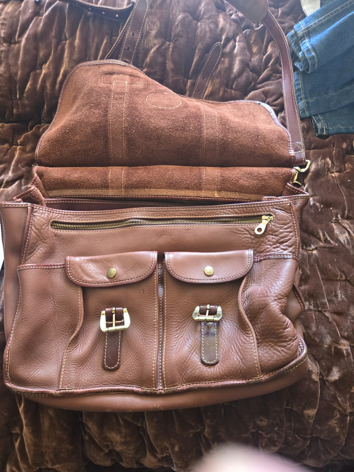 King Ranch leather breifcase