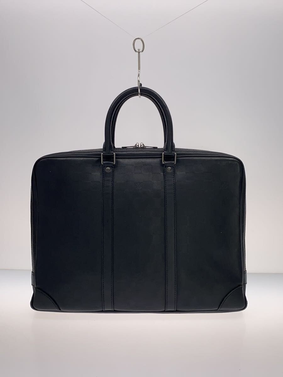 Louis Vuitton Porte Documents Voyage N41146 Damier Infini Briefcase Black