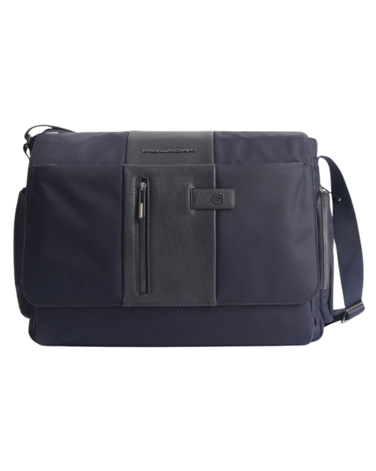 Laptop Bag Piquadro Ca1592br Crossbody Bag Unisex Leather Blue