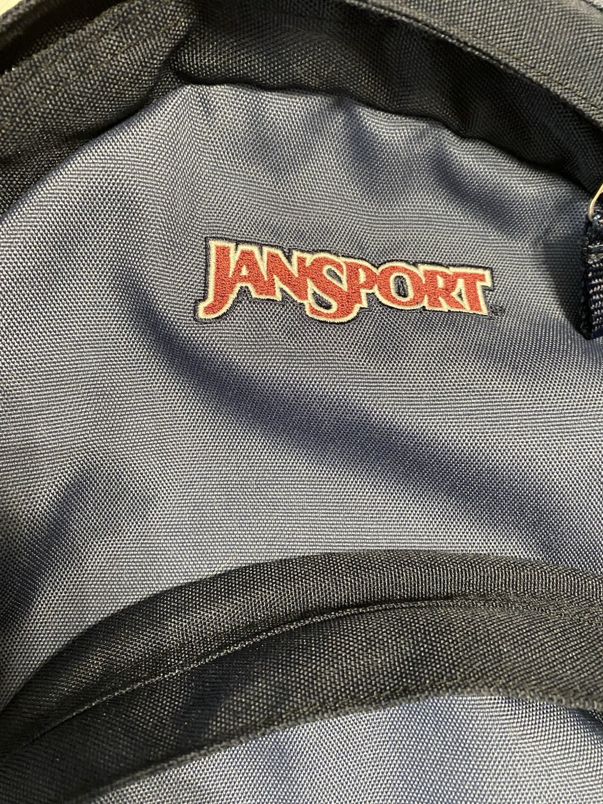 JanSport Backpack Blue Black Classic School Laptop Book Bag Travel Daypack