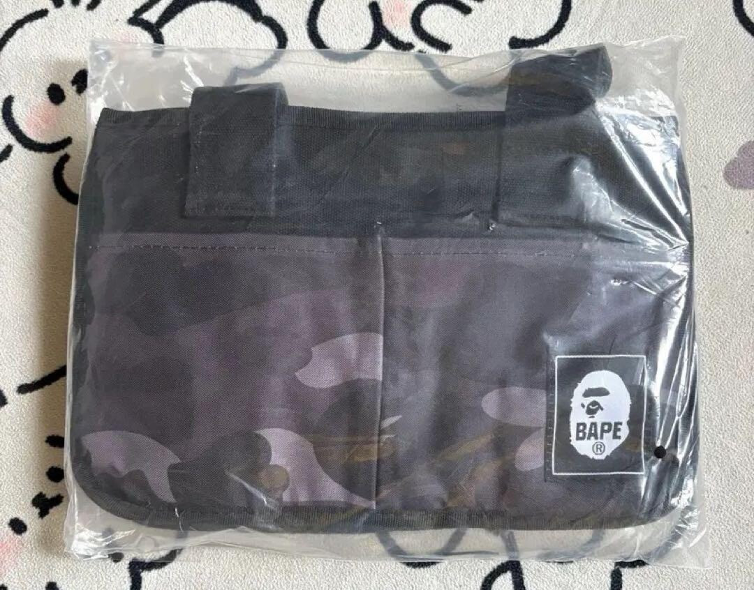 BAPE KIDS A Bathing Ape Tote Bag & Milo Pouch 2023 CAMO W40 x H32 x D20 cm