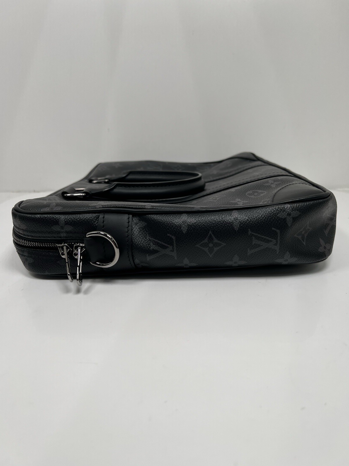 Louis Vuitton Eclipse Monogram Porte Documents Voyage PM Briefcase Bag w/ Strap