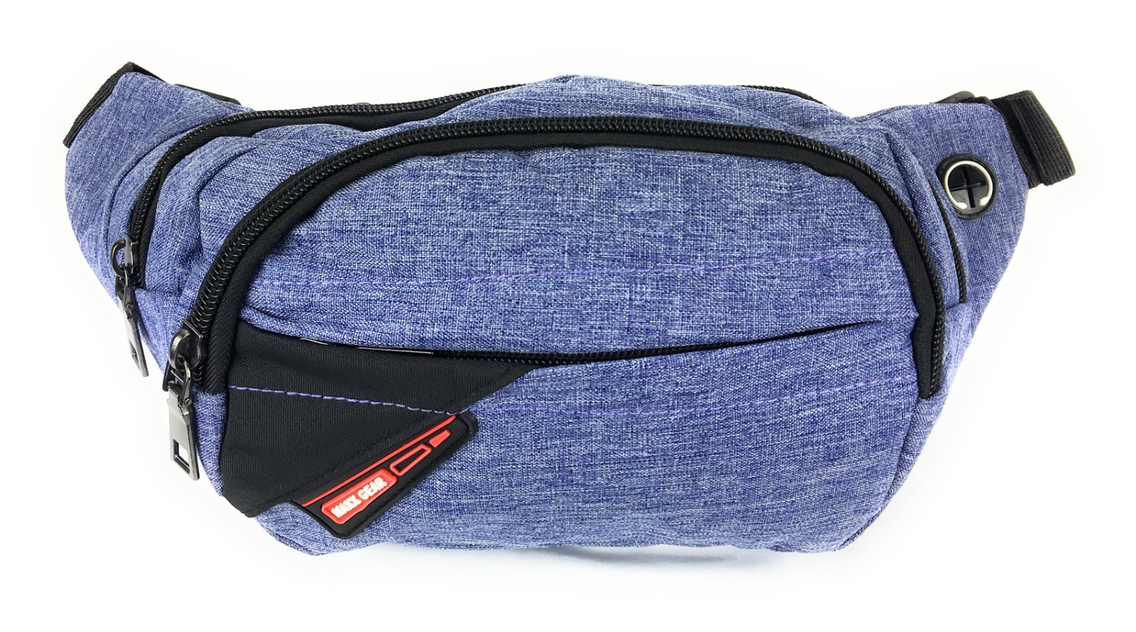 Maxx Gear Unisex Adult 4-Pocket Modern Bum Bag Waist Fanny Pack – Purple