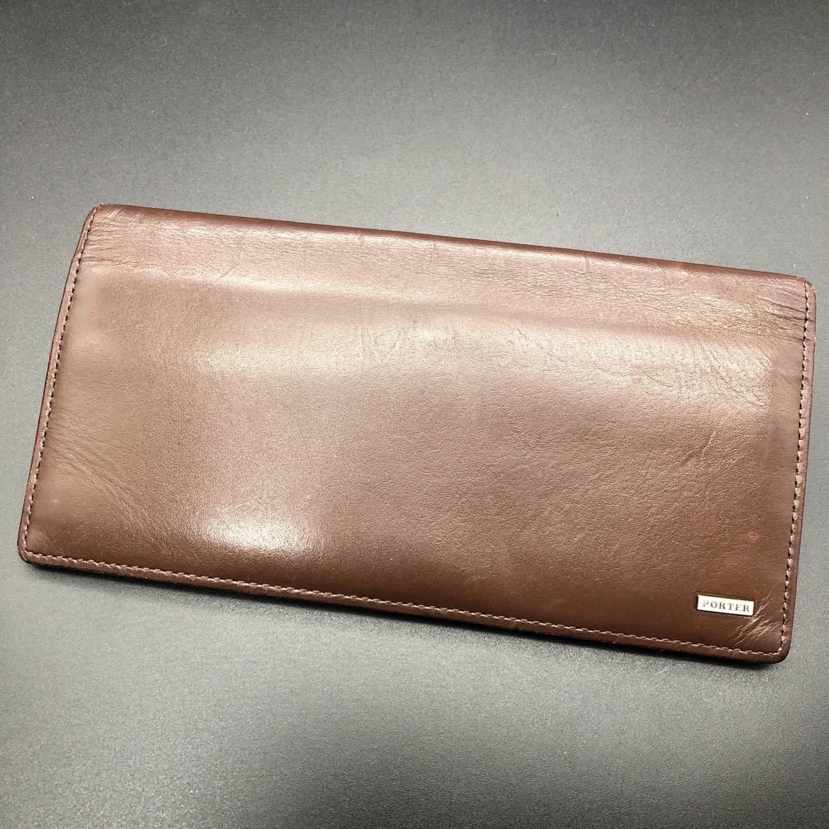 PORTER Long Wallet with Bill Pocket Compact Size Approx 19x10cm Japanese Design