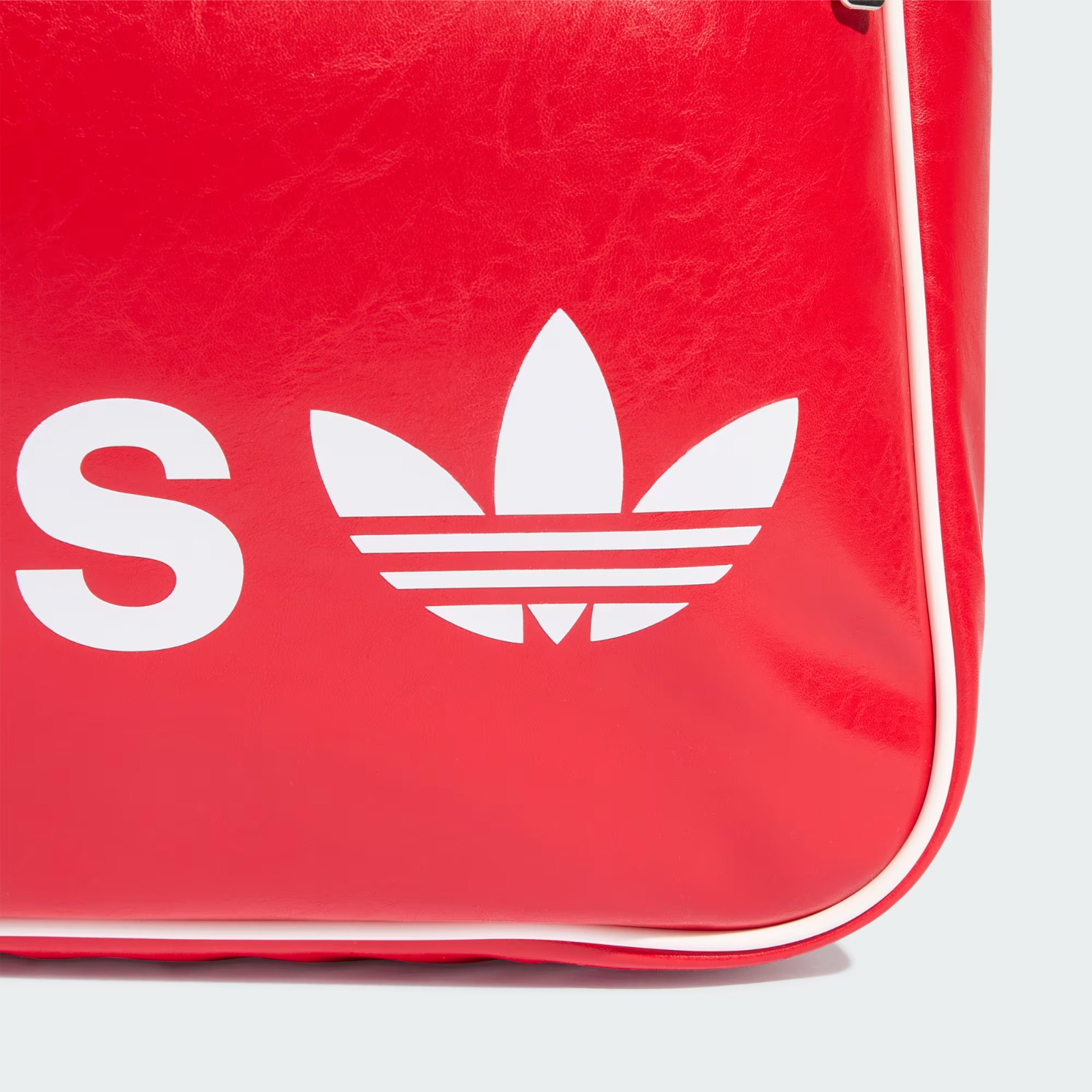 Adidas Unisex OG Airliner Red/White Logo Shoulder Messager Bag 4″X15.25″X11.75″