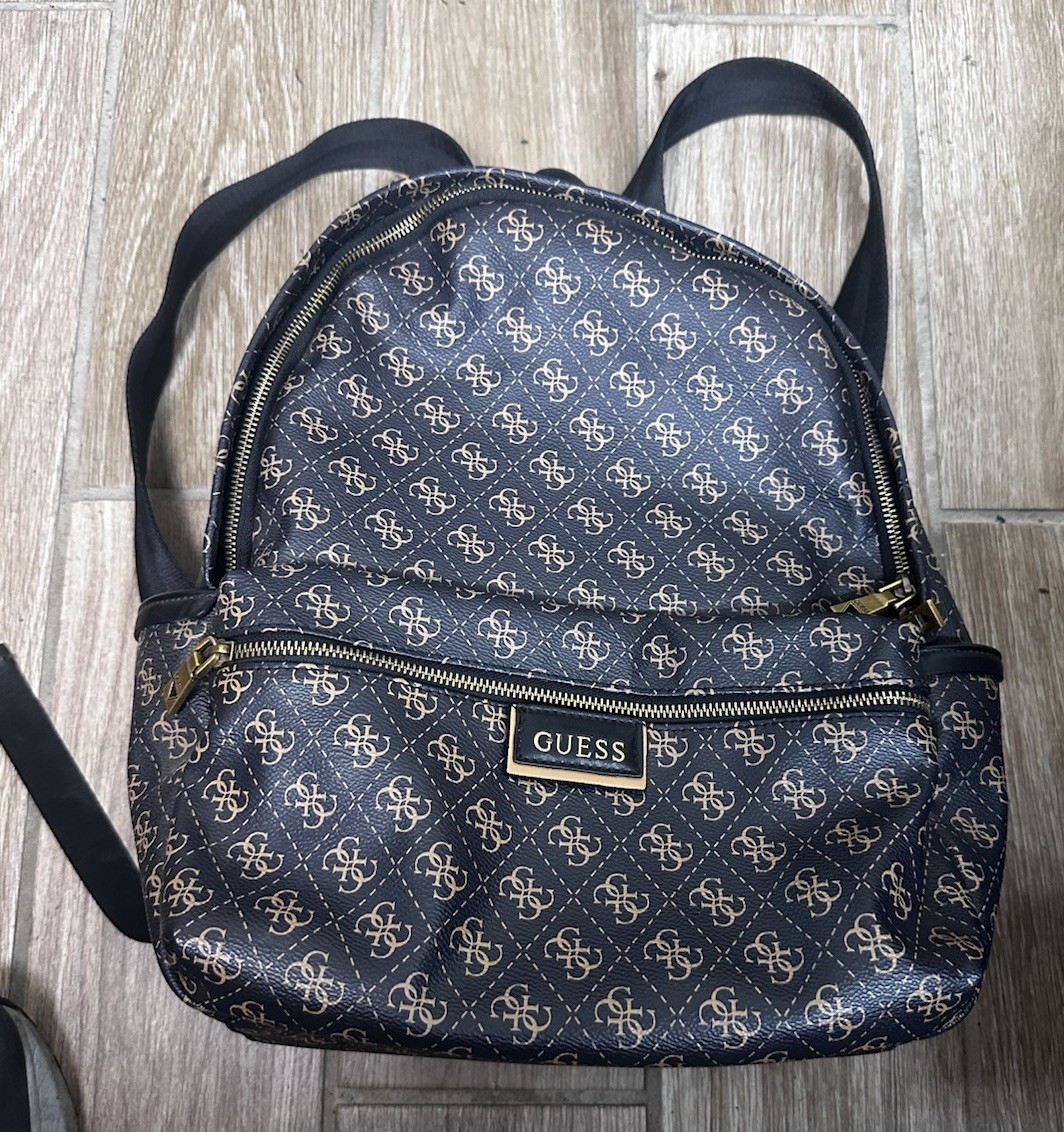 Guess Brown Leather Designer HMVEZL P1310 backpack