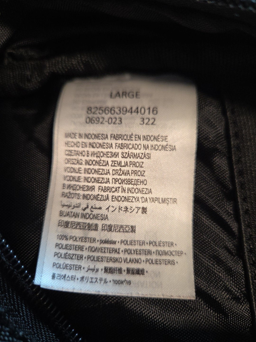 Air Jordan Backpack Large Black See Photos For Wear of Water Bottle Holders