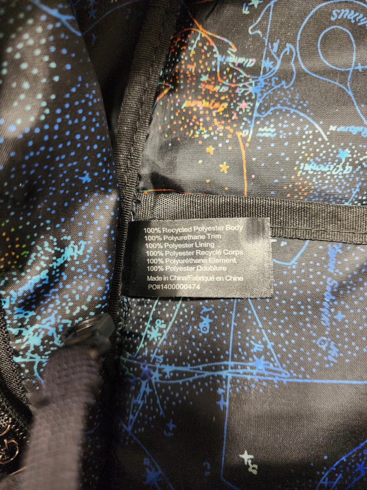 Robert Graham Always Behind You Solid Black Backpack Recycled Polyester