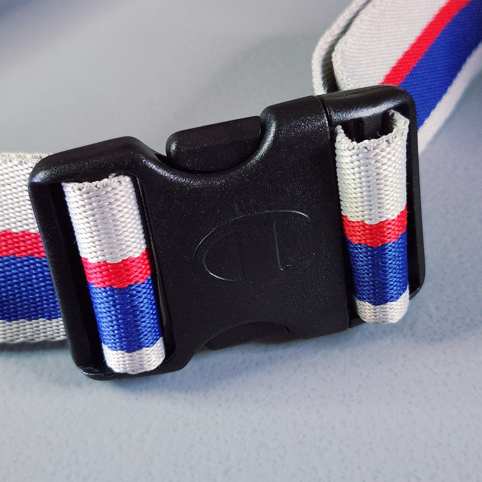 Champion Attribute Gray Jersey Waistbag Fanny Pack NWT Adjustable Striped Strap