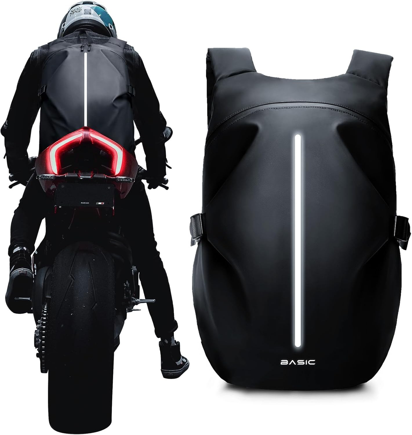 Waterproof Motorcycle Backpack for Men & Women Helmet Bag for Riding