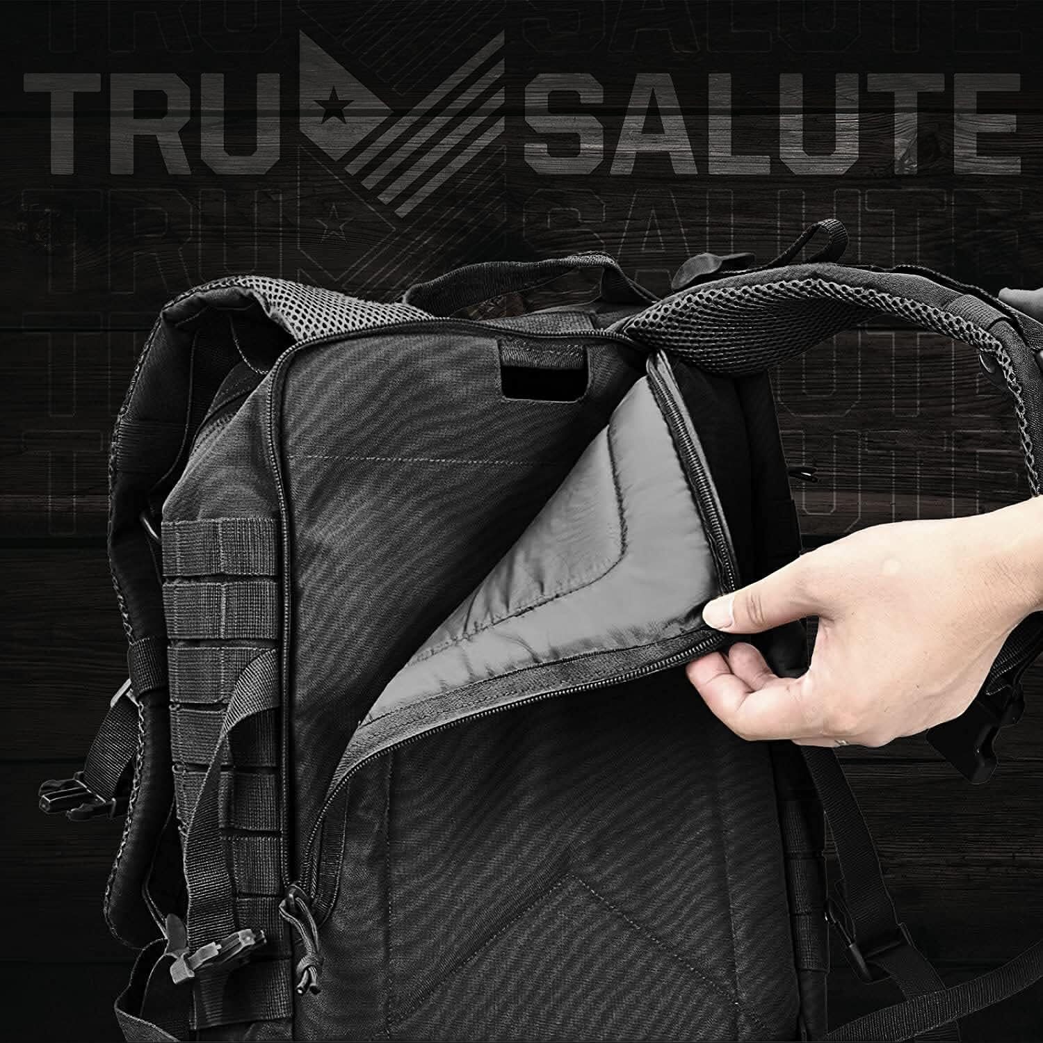 45L Military Tactical Backpack Large Army Men 3 Day Assault Pack Molle Rucksack