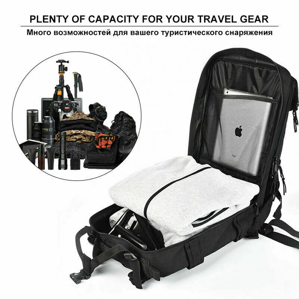 Military Tactical Backpack Large Army 3 Day Assault Pack Men Bugout Bag Rucksack