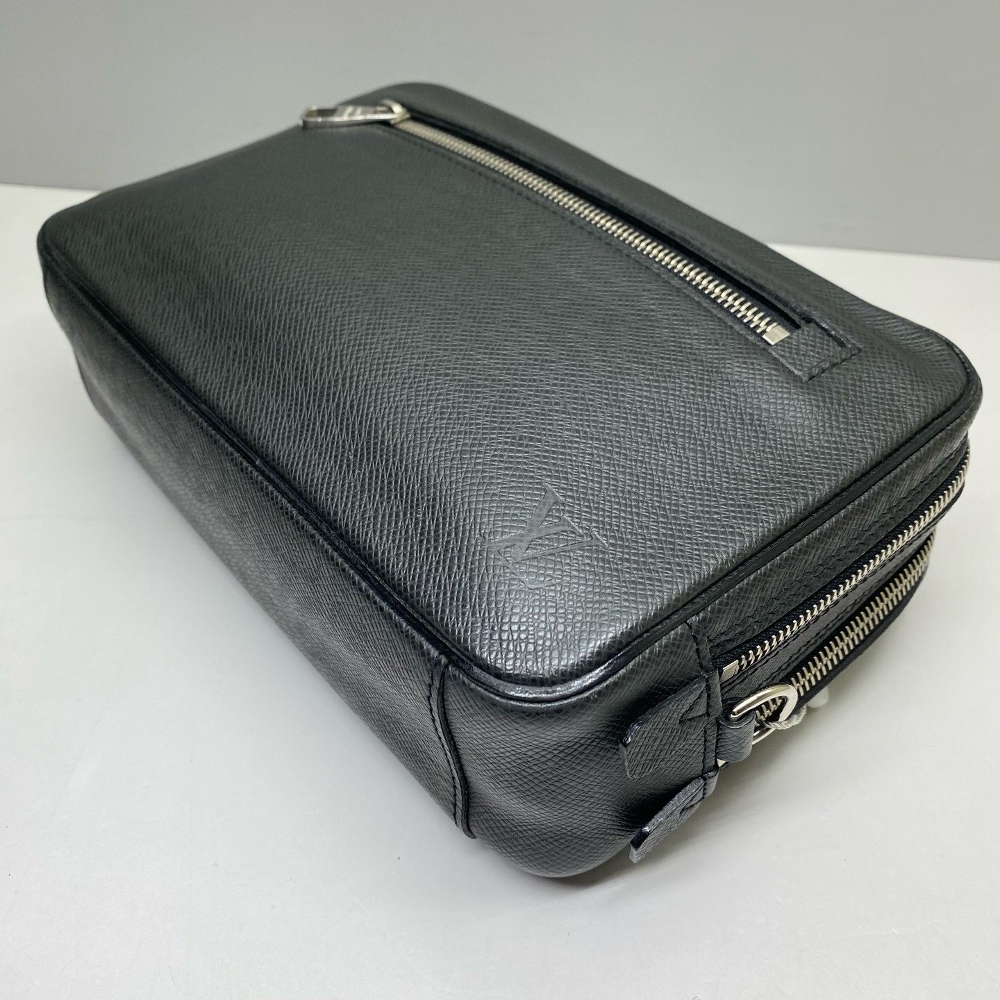 Louis Vuitton Pre-Owned Authentic Clutch Black 26×16.5x8cm Cowhide