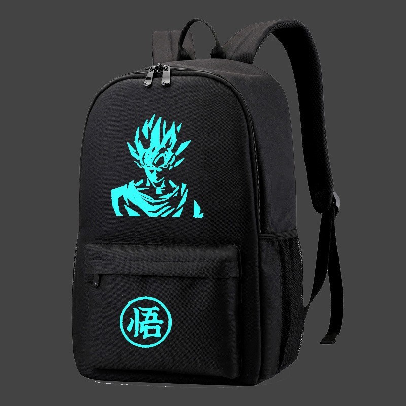 Dragon Ball Z Back to School Backpack Travel Outdoor Bags Goku Saiyan Luminous