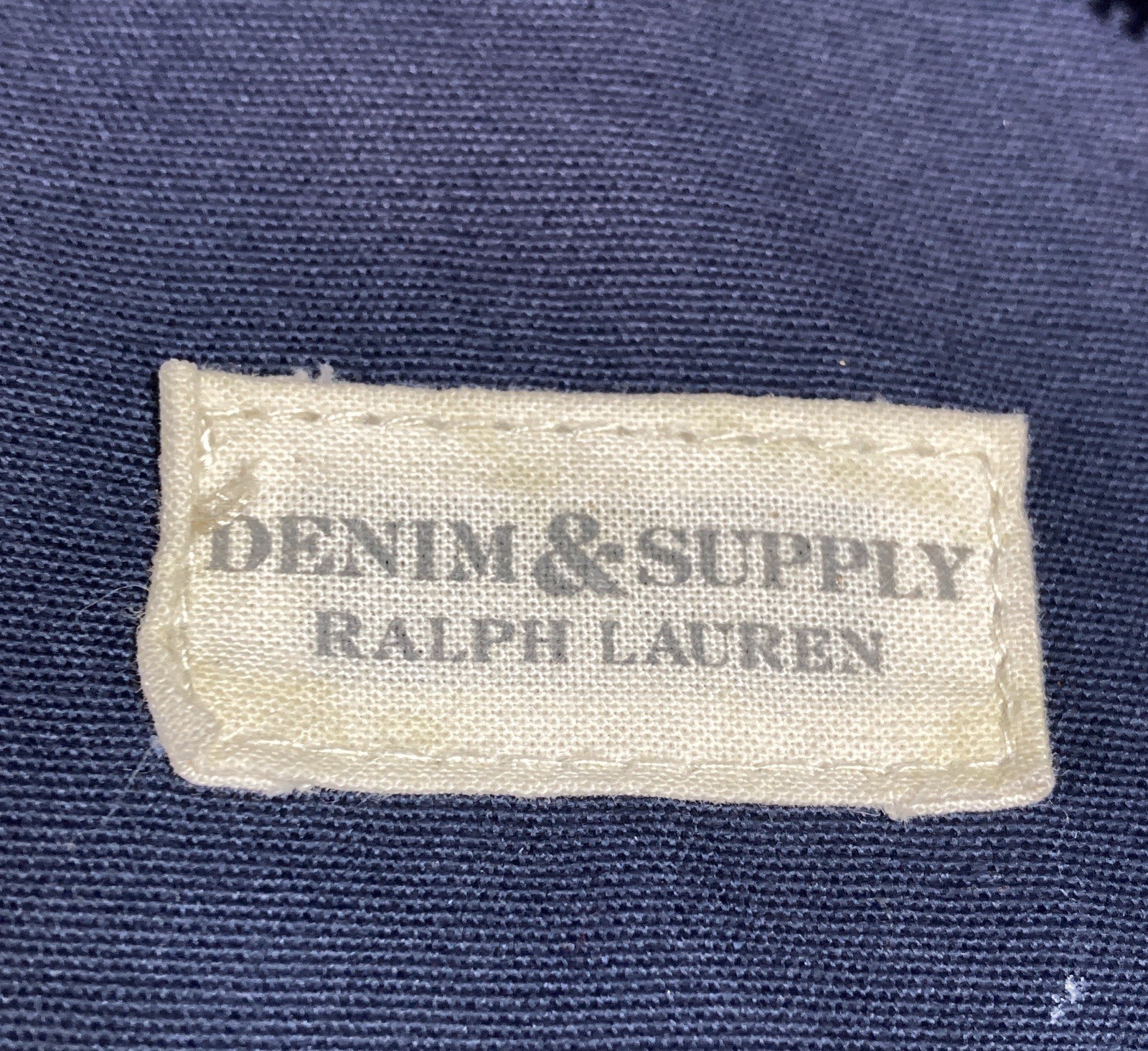Ralph Lauren Denim Supply Backpack Hickory Stripe Paint Splatter DSRL