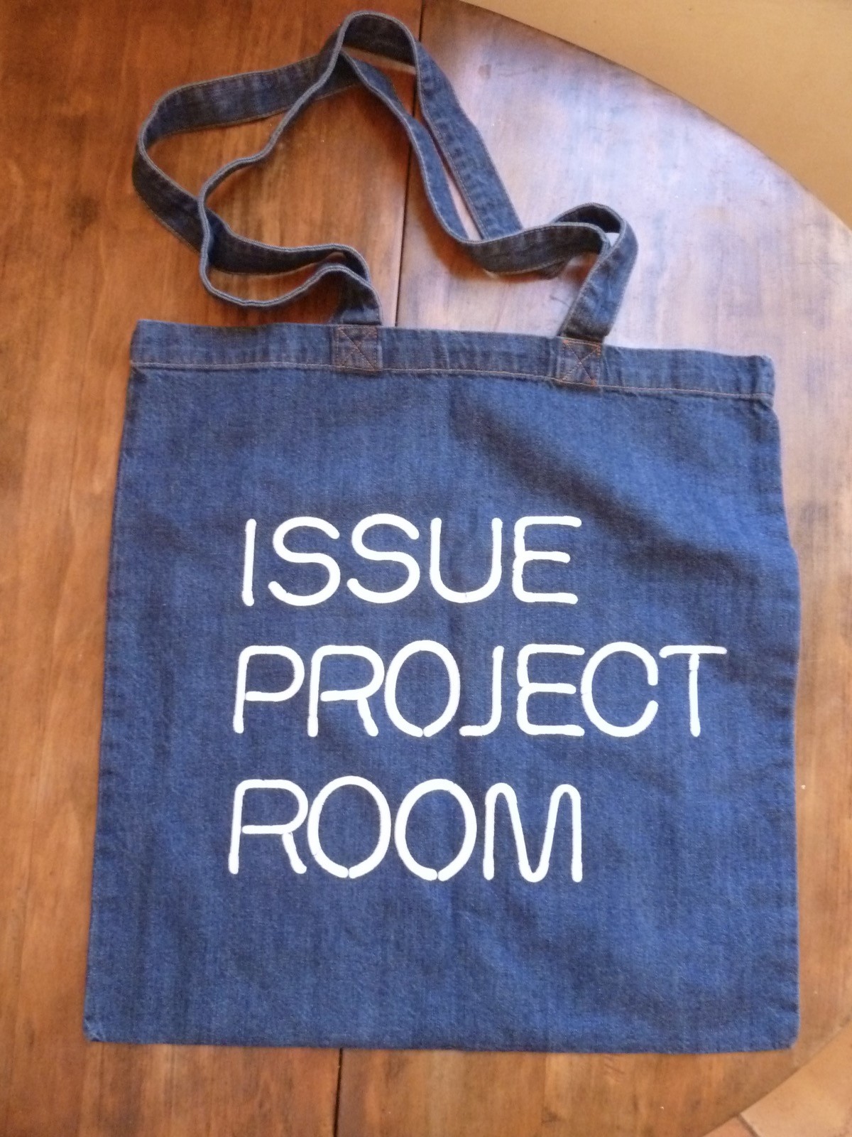 ISSUE Project Room Brooklyn Denim Tote Bag 15 X16″ 