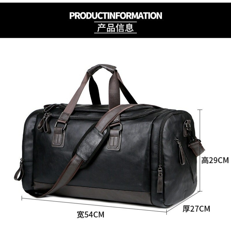 Men’s Large Capacity Multifunctional Business Travel Bag Handbag Shoulder Bag