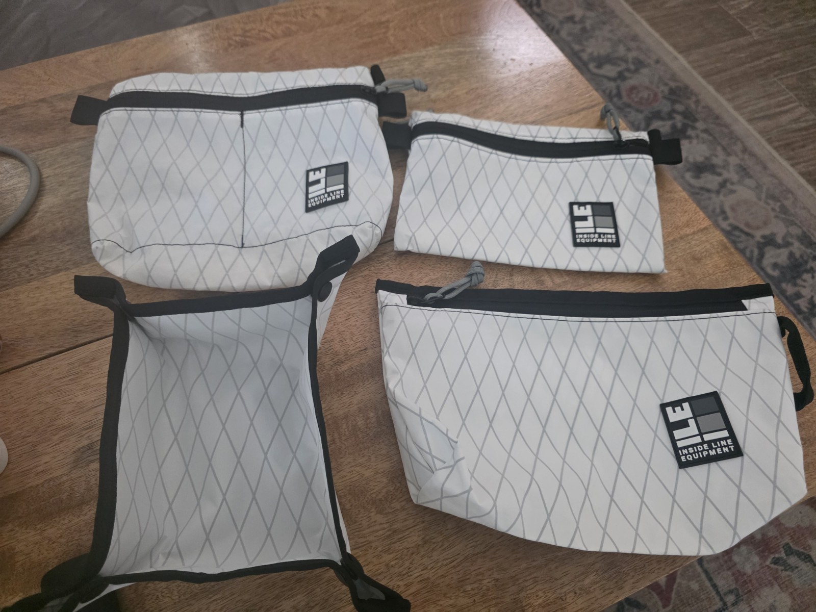 Inside Line Equipment Load Cell Pouches. Lot Of 4 White.