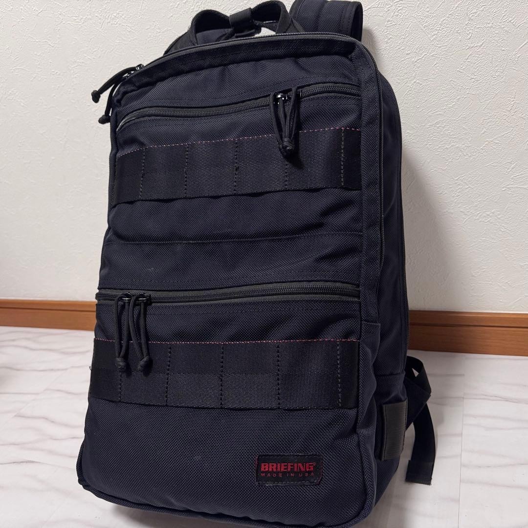 BRIEFING Business Backpack SQ Pack Deep Sea Nylon Made in USA Mens Bag