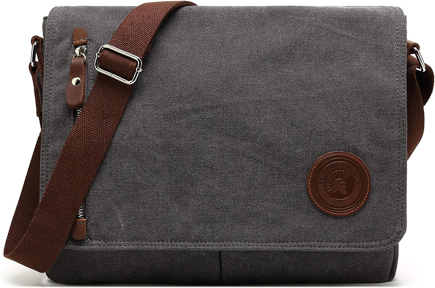 Vintage Men’s Canvas Messenger Bag Laptop Shoulder Satchel Crossbody School Bag