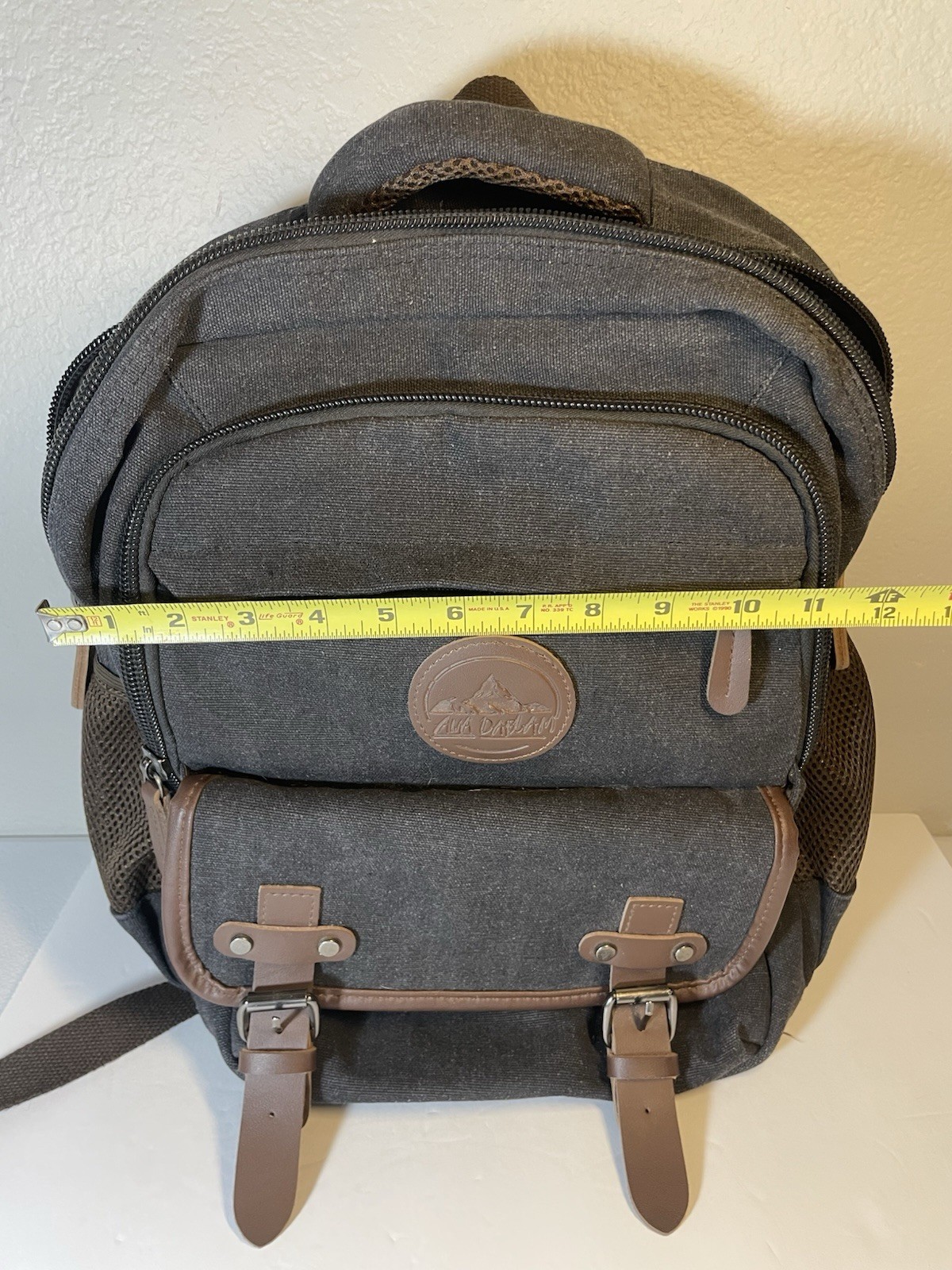 Laptop Backpack Black Brown School Work Hiking Backpack Ama Dablam