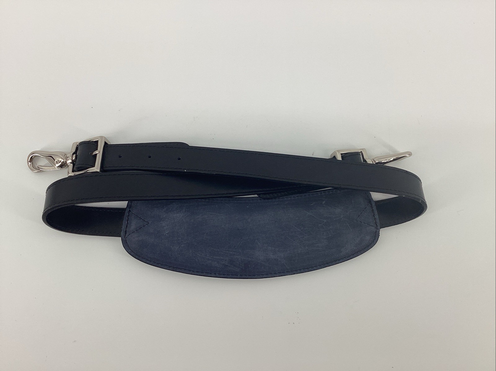 Jack Georges Black Leather Strap For Briefcase Purse Bag ***STRAP ONLY***