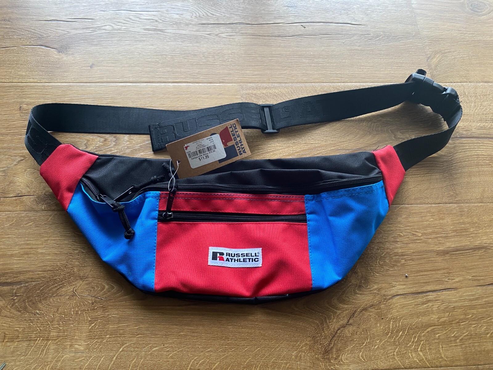 Russell Athletic Fanny Pack Limited Edition Blue Red BRAND NEW with Tags