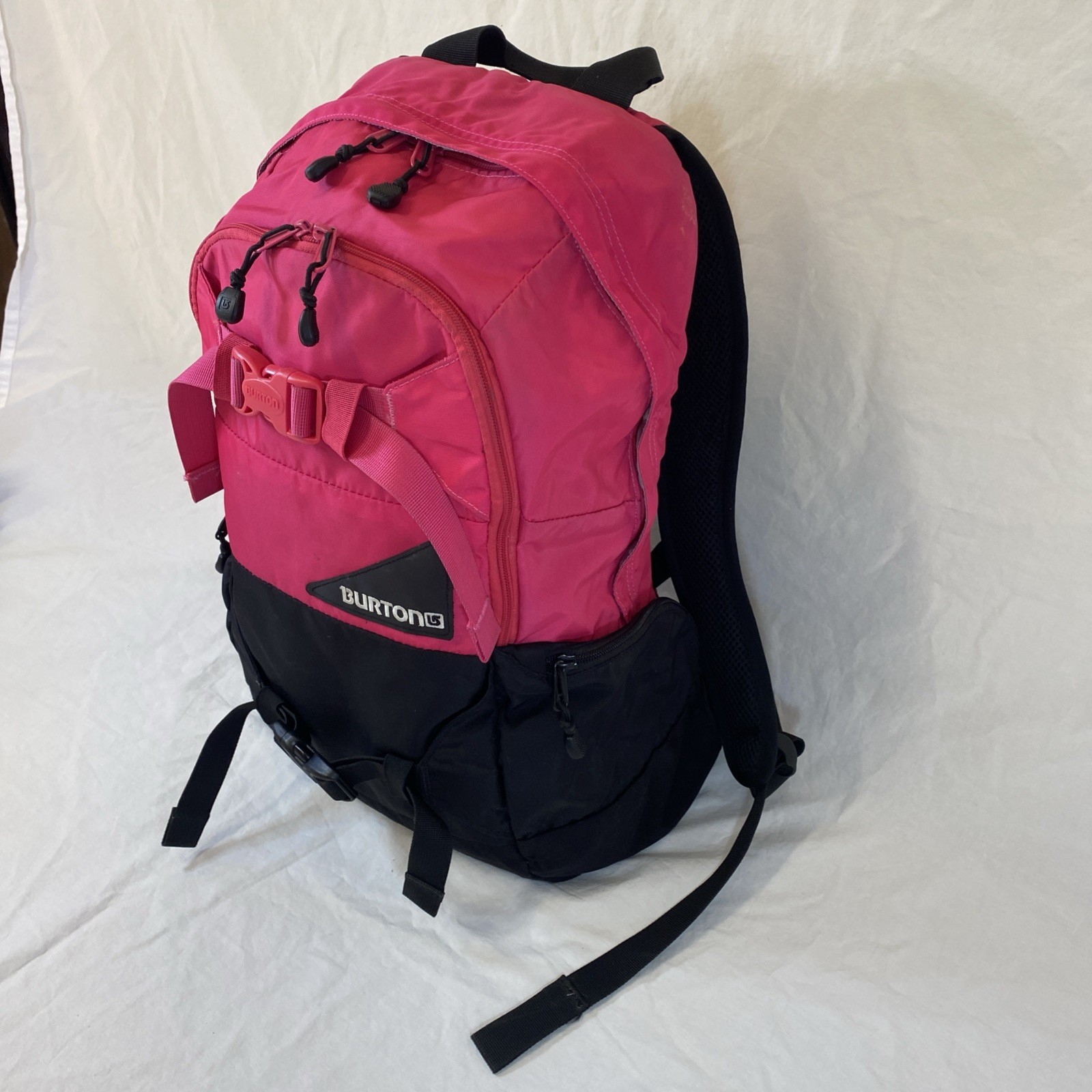 Burton Snowboard Skateboard Small School Backpack Hike Pink Black