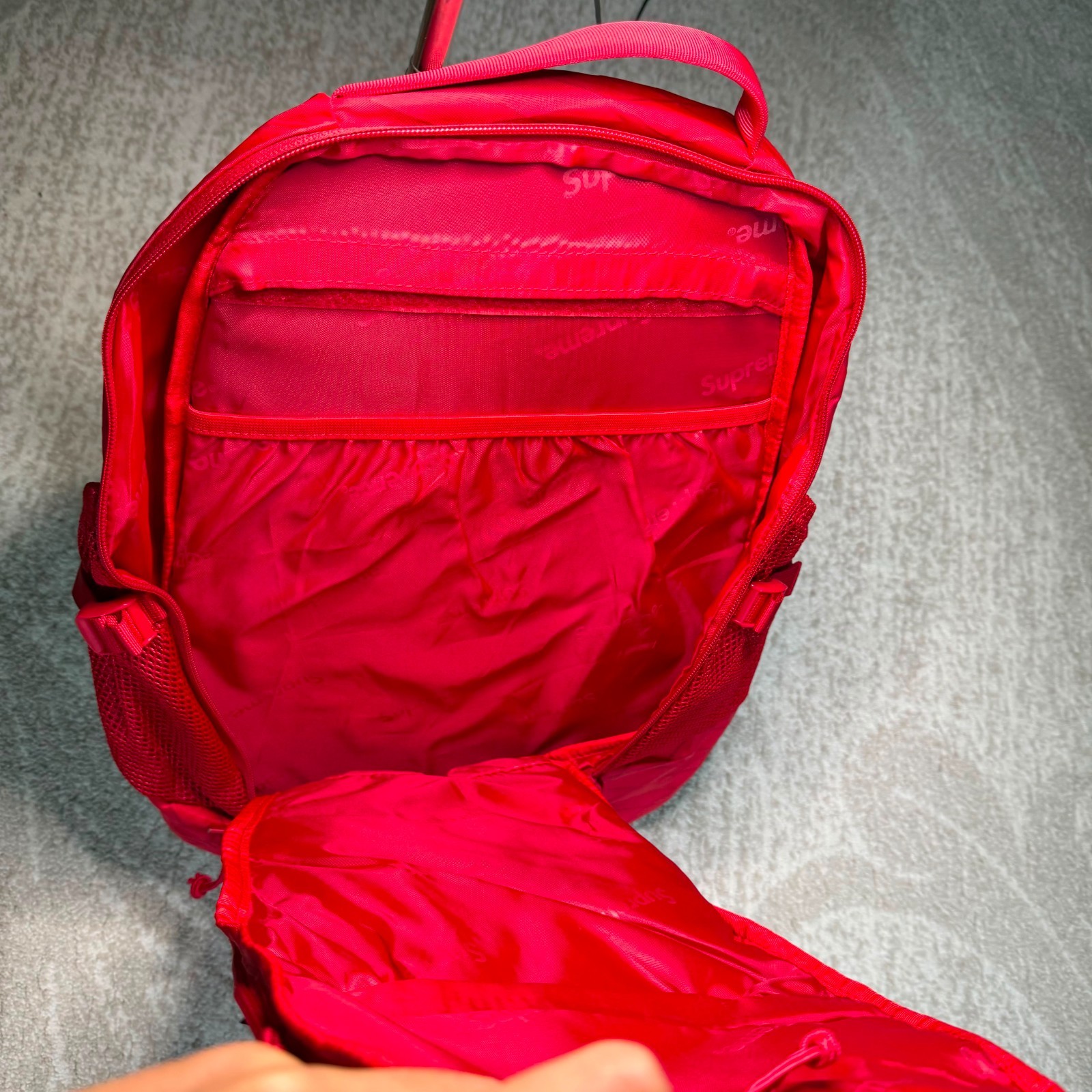 Supreme 3D Logo Backpack Red FW23 Authentic New With Tags