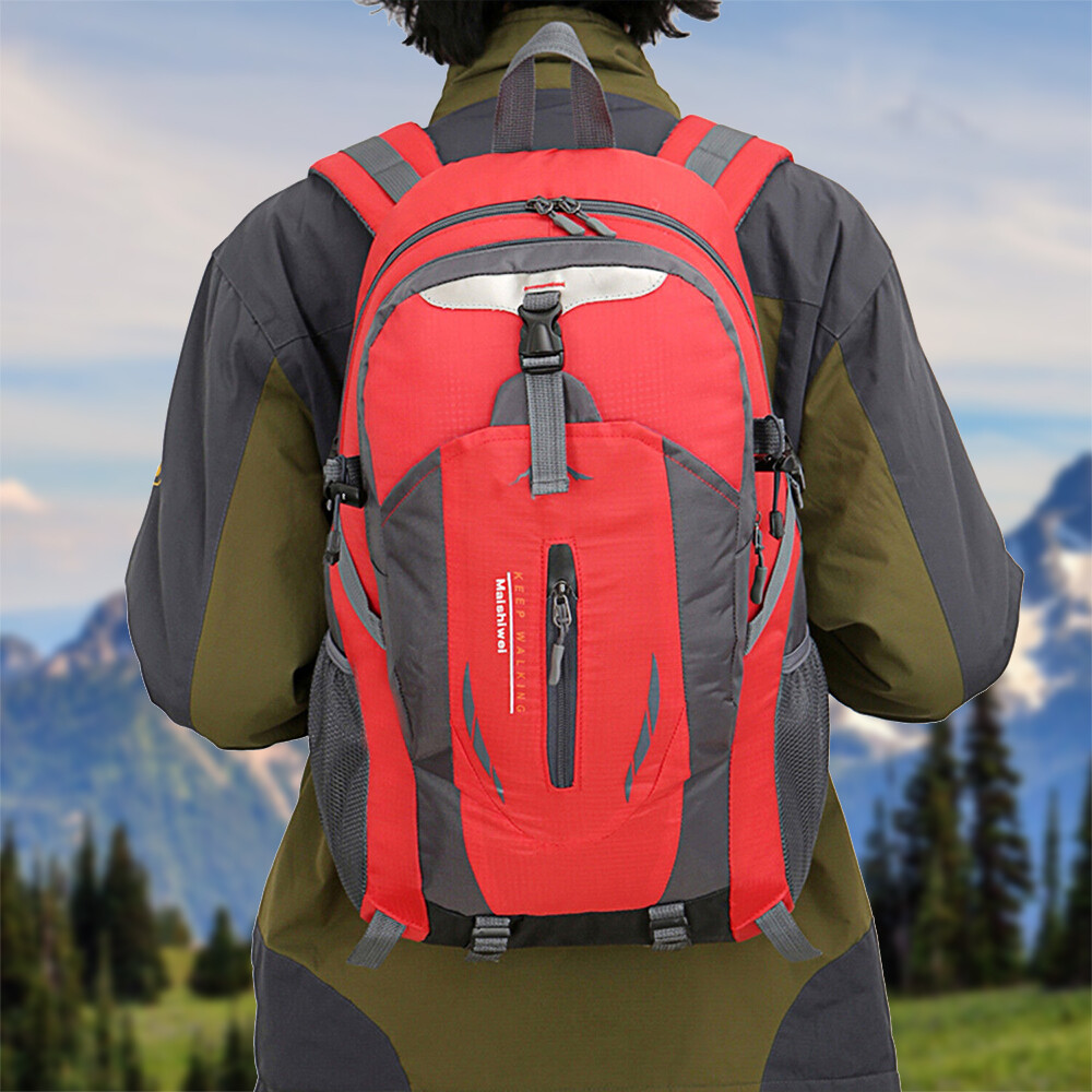 40L Nylon Travel Backpack Waterproof Outdoor Rucksack Men Camping Hiking Bag