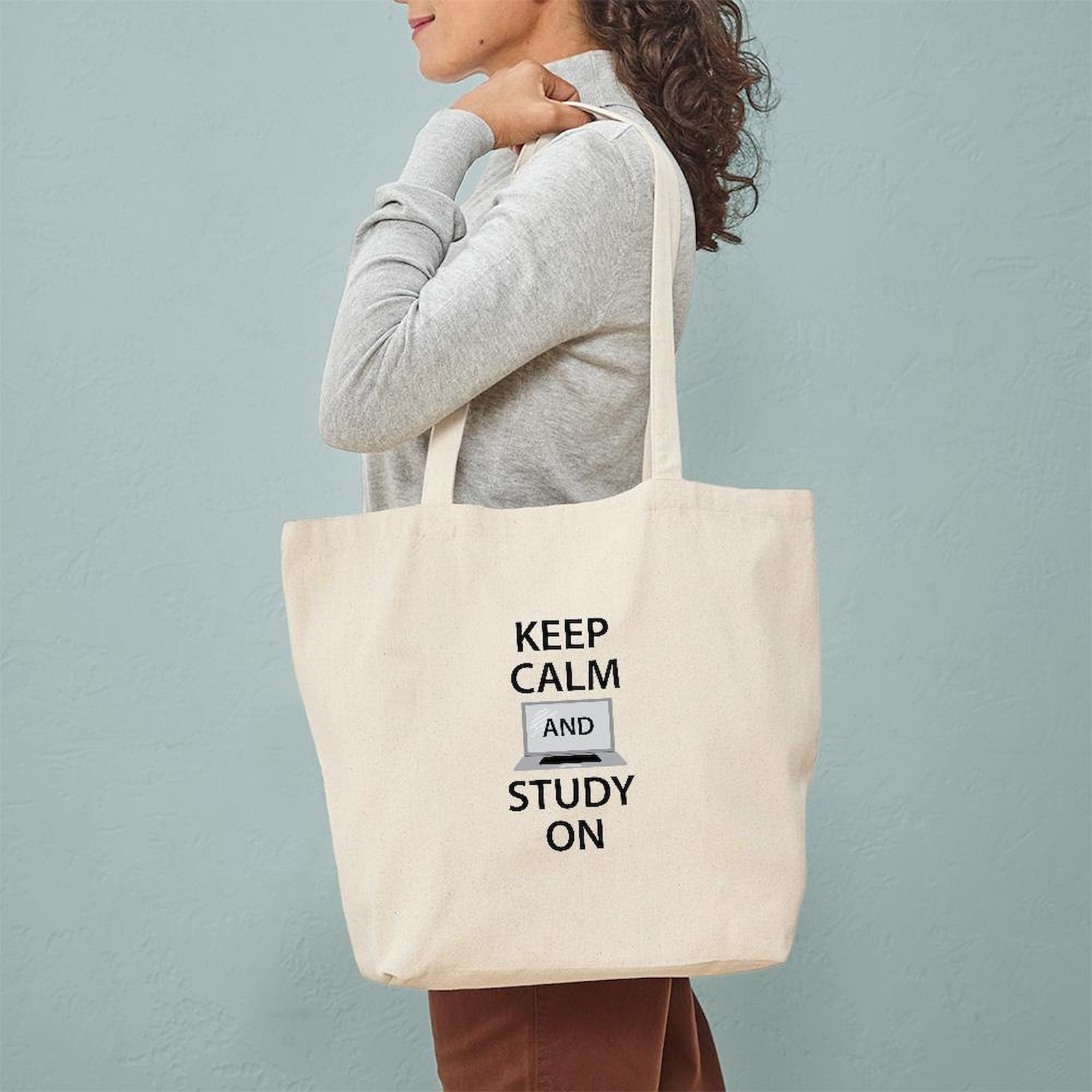 CafePress Keep Calm And Study On Tote Bag (1483657038)